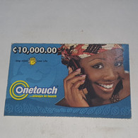 Ghana-(GH-ONE-REF-0013B/5)-one-touch(40)(9128-6663-9406-14)(look Out Side And Chip)1card Prepiad/gift Free - Ghana