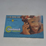 Ghana-(GH-ONE-REF-0013B/6)-one-touch(41)(9132-6350-1981-61)(look Out Side And Chip)1card Prepiad/gift Free - Ghana