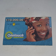 Ghana-(GH-ONE-REF-0013B/8)-one-touch(43)(9132-6585-7487-00)(look Out Side And Chip)1card Prepiad/gift Free - Ghana