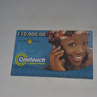 Ghana-(GH-ONE-REF-0013B/10)-one-touch(45)(9134-6974-8304-36)(look Out Side And Chip)1card Prepiad/gift Free - Ghana