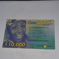 Ghana-(GH-ONE-REF-0018C)-one-touch(48)(1027-0852-8539-01)(look Out Side And Chip)1card Prepiad/gift Free - Ghana