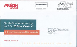 BRD / Bund Bonn Postwurfspezial FRW 2021 GoGreen Aktion Mensch Sonderverlosung - Lettres & Documents