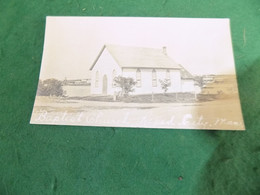 VINTAGE CANADA: RAPID CITY MAN Baptist Church Sepia Private - Other & Unclassified