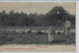 Morcenx  (Landes)  Schaapherder   -   Echassier Et Berger Landais   -   1924   Naar   Hasselt - Paysans