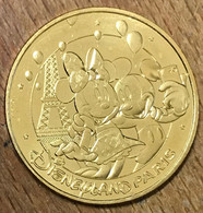 77 DISNEYLAND MINNIE & MICKEY DISNEY MDP 2019 MÉDAILLE SOUVENIR MONNAIE DE PARIS JETON TOURISTIQUE MEDALS COINS TOKENS - 2019