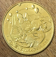 77 DISNEYLAND MINNIE & MICKEY DISNEY MDP 2018 MÉDAILLE SOUVENIR MONNAIE DE PARIS JETON TOURISTIQUE MEDALS COINS TOKENS - 2018