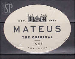 Portugal Etiquette Label Wine Pink Vin Rosé Rótulo Vinho Mateus - Rosés