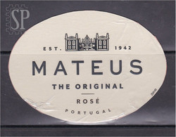 Portugal Etiquette Label Wine Pink Vin Rosé Rótulo Vinho Mateus - Pink Wines