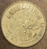 77 DISNEYLAND MICKEY BEST DAY EVER ! DISNEY MDP 2020 MÉDAILLE MONNAIE DE PARIS JETON TOURISTIQUE MEDALS COINS TOKENS - 2020