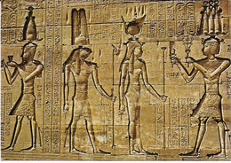 Dendera - Reliefs Du Temple De Hator - Qena