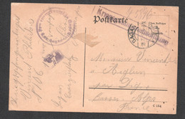 1917 DE SAGAN A AIGLUN PAR DIGNE / PRISONNIER DE GUERRE / PRISONER OF WAR / KRIEGSFANGENE C2028 - Franking Machines (EMA)