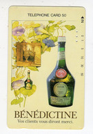 TELECARTE JAPON ALCOOL LIQUEUR BENEDICTINE Boisson - Levensmiddelen