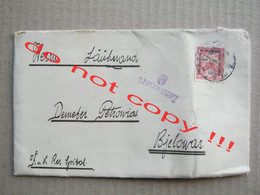 WW1,Croatia, K. U. K. / Envelope With Content - Zensuriert 9 ( 1915 ) / From Zagreb To Bjelovar - Kroatien