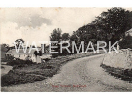 RED WHARF BAY QUAY TERRACE OLD B/W POSTCARD WALES REDWHARF ANGLESEY - Anglesey