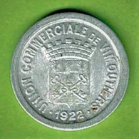 VIMOUTIERS / UNION COMMERCIALE  / 5 CENTS / 1922 / ALU / NECESSITE - Monétaires / De Nécessité