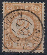 PAYS-BAS - NETHERLANDS - 1876 - 2 - JAUNE / ORANGE - YELLOW / ORANGE - Oblitéré - Used - - Usati