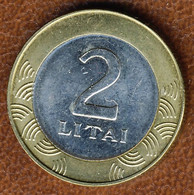 Lithuania 2 Litai 2010, KM#112, XF Bi-Metallic - Lituania