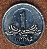 Lithuania 1 Litas 2009, KM#111, AUnc - Lithuania