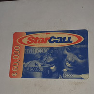 Ghana-(GH-STA-REF-002A/5)-blue Back Ground(73)(1936-9307-3224)(look Out Side And Chip)1card Prepiad/gift Free - Ghana