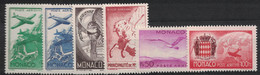 MONACO - POSTE AERIENNE - N°2 A 7 - NEUF SANS TRACE DE CHARNIERE - COTE 16€ - Neufs
