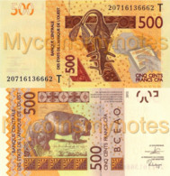 WEST AFRICAN STATES, TOGO, 500 F, 2020, Code T, Pick New, Not In Catalog, UNC - Westafrikanischer Staaten