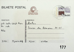 1984 Inteiro Postal Tipo «Instrumentos De Trabalho» De 16$00 Enviado De Paião (Figueira Da Foz) Para Lisboa - Postwaardestukken