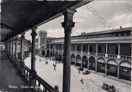 CARTOLINA  FAENZA,EMILIA ROMAGNA,PIAZZA DEL POPOLO,RELIGIONE,STORIA,MEMORIA,CULTURA,RELIGIONE,VIAGGIATA 1956 - Faenza