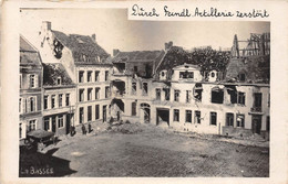 Carte Postale Photo  Militaire  Allemand  à LA BASSEE Près Lorgies-Douvrin-59-Nord-Marktplatz Guerre-Krieg 14/18 - Autres & Non Classés