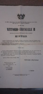 1864  - DECRETO CHE AUTORIZZA LA TEMPORANEA OCCUPAZIONE DELLA CASA DEI PP BASILIANI IN MANDANICI  MESSINA - Décrets & Lois