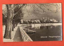 ZMB-17  Arbon  Arboner Neujahrsgrüsse. . Burkhardt Photo 160. Gelaufen , Briefmarke Fehlt - Arbon