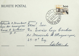 1977 Inteiro Postal Tipo «Paisagens E Monumentos» 3$00 Enviado De Canas De Senhorim (Nelas) Para Lisboa - Postwaardestukken