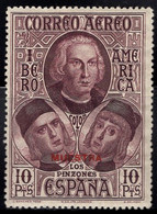 Spain (1930) Columbus. Pinzon Brothers. Stamp Overprinter MUESTRA (specimen).  Scott No C49. - Nuevos