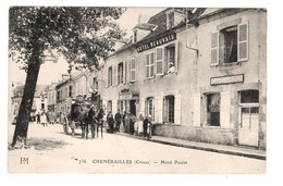 CHENERAILLES - L'HOTEL POULET - UNE DILIGENCE - Chenerailles