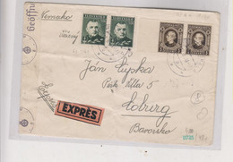 SLOVAKIA WW II 1941 CERVENA SKALA Nice Priority Cover To Germany - Briefe U. Dokumente