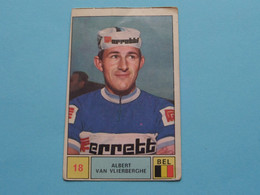 ALBERT VAN VLIERBERGHE België ( Sprint 71 >  Nr. 18 ) - Figurine PANINI Modena ( 2 Scans ) Gekreukt ! - Cyclisme