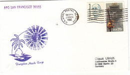 1985 USA  Space Shuttle Discovery STS-51C Mission And  Missile Range Commemorative Cover - America Del Nord