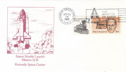 1985 USA  Space Shuttle Challenger STS-51B Mission And Launch Commemorative Cover - Amérique Du Nord