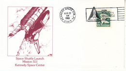 1985 USA  Space Shuttle DISCOVERY STS-51I Mission And Launch  Commemorative Cover - America Del Nord