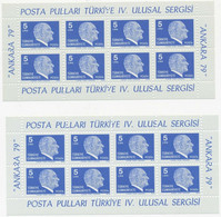 TÜRKEI 1979 Atatürk 5L Nationale Briefmarkenausstellung Ankara Postfr. Kab.-Klbg - Unused Stamps
