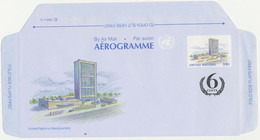 UNITED NATIONS NEW YORK 1989, 39 C + 6 C Provisional Aerogram Unused, Only 35,563 Issued, R! - Ungebraucht