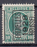 BELGIË - PREO - Nr 178 A (Kantdruk: KL) - BRUXELLES 1928 BRUSSEL - (*) - Typo Precancels 1922-31 (Houyoux)