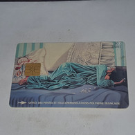 French Polynesia-(FP028)-vaea-(6)-(A941232770)-(30units)-(tirage-50.000)-used Card+1card Prepiad Free - Polynésie Française