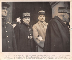 Photographie  Guerre   Aux Invalides Anniversaire D'Austerlitz .Général Mariaux .Saint Cyr  (voir Scan Et Commentaires) - Guerre, Militaire