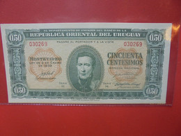 URUGUAY 50 Centimos 1939 Peu Circuler(B.22) - Uruguay