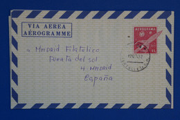 N26 CUBA BELLE LETTRE 1974 PAR AVION  POUR MADRID ESPANA + AFFRANCHISSEMENT INTERESSANT - Aéreo