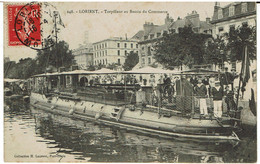 CPA -56 - LORIENT - Torpilleur Au Bassin Du Commerce - - Lorient