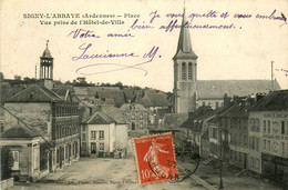 Signy L'abbaye * La Place Du Village * Vue Prise De L'hôtel De Ville * Café * Quincaillerie - Other & Unclassified