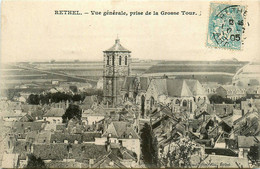 Rethel * Vue Générale De La Commune Prise De La Grosse Tour - Rethel