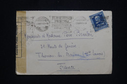 ROUMANIE - Enveloppe De Bucarest Pour  La France En 1940 Avec Contrôle Postal - L 93320 - Storia Postale Seconda Guerra Mondiale