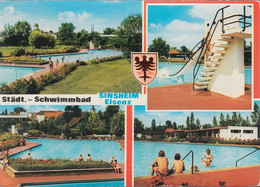 D-74889 Sinsheim - Elsenz - Städt. Schwimmbad - Freibad - Rutsche - Nice Stamp - Sinsheim